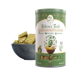 Pawfect Nature's Feast Freeze-Dried Treats with Asian Greens for dogs | 80% Chicken, 20% Veggies & Fruits|100% Natural|Grain-Free|High Protein |Limited Ingredient Training Treat (50g/1.76oz)