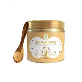 Pawfect Peanut Butter for Dogs & Puppies | 100% Natural| No Added Sugar, Salt, Palm Oil | No Sweeteners, No Xylitol | Dog Friendly Texture | Healthy Dog Treat | (450g/15.87oz)