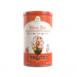Pawfect Freeze Dried Chicken Treats for Dogs - Tropical Twist