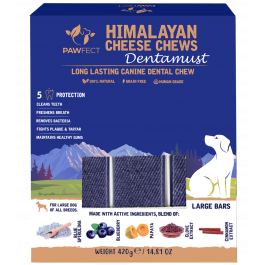 Pawfect Multifunctional Yak Cheese Chews for Dogs with Blueberry