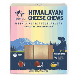 Pawfect Cheese Chews for Dogs with Apple, Mango & Coconut